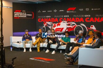 2024-06-06 - Driver press conference during Formula 1 Aws Grand Prix du Canada 2024, Montreal, Quebec, Canada, from Jun 6th to 9th - Rounfd 9 of 24 of 2024 F1 World Championship - FORMULA 1 AWS GRAND PRIX DU CANADA 2024 - FORMULA 1 - MOTORS