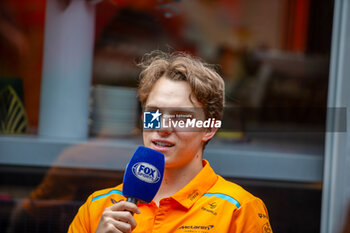 2024-06-06 - Oscar Piastri (AUS) - McLaren Formula 1 Team - McLaren MCL38 - Mercedes
 during press conference Formula 1 Aws Grand Prix du Canada 2024, Montreal, Quebec, Canada, from Jun 6th to 9th - Rounfd 9 of 24 of 2024 F1 World Championship - FORMULA 1 AWS GRAND PRIX DU CANADA 2024 - FORMULA 1 - MOTORS