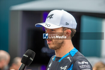 2024-06-06 - Pierre Gasly (FRA) - Alpine F1 Team - Alpine A524 - Renault during Formula 1 Aws Grand Prix du Canada 2024, Montreal, Quebec, Canada, from Jun 6th to 9th - Rounfd 9 of 24 of 2024 F1 World Championship - FORMULA 1 AWS GRAND PRIX DU CANADA 2024 - FORMULA 1 - MOTORS