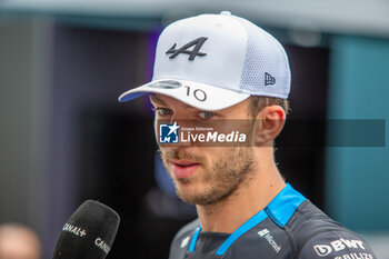 2024-06-06 - Pierre Gasly (FRA) - Alpine F1 Team - Alpine A524 - Renault during Formula 1 Aws Grand Prix du Canada 2024, Montreal, Quebec, Canada, from Jun 6th to 9th - Rounfd 9 of 24 of 2024 F1 World Championship - FORMULA 1 AWS GRAND PRIX DU CANADA 2024 - FORMULA 1 - MOTORS