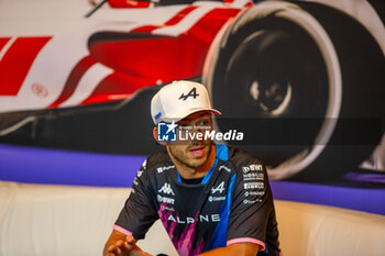 2024-06-06 - Pierre Gasly (FRA) - Alpine F1 Team - Alpine A524 - Renault during press conference Formula 1 Aws Grand Prix du Canada 2024, Montreal, Quebec, Canada, from Jun 6th to 9th - Rounfd 9 of 24 of 2024 F1 World Championship - FORMULA 1 AWS GRAND PRIX DU CANADA 2024 - FORMULA 1 - MOTORS