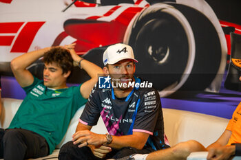 2024-06-06 - Pierre Gasly (FRA) - Alpine F1 Team - Alpine A524 - Renault during press conference Formula 1 Aws Grand Prix du Canada 2024, Montreal, Quebec, Canada, from Jun 6th to 9th - Rounfd 9 of 24 of 2024 F1 World Championship - FORMULA 1 AWS GRAND PRIX DU CANADA 2024 - FORMULA 1 - MOTORS