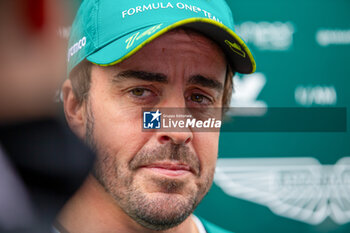 2024-06-06 - Fernando Alonso (ESP) - Aston Martin Aramco F1 Team - Aston Martin AMR24 - Mercedes during Formula 1 Aws Grand Prix du Canada 2024, Montreal, Quebec, Canada, from Jun 6th to 9th - Rounfd 9 of 24 of 2024 F1 World Championship - FORMULA 1 AWS GRAND PRIX DU CANADA 2024 - FORMULA 1 - MOTORS