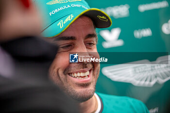 2024-06-06 - Fernando Alonso (ESP) - Aston Martin Aramco F1 Team - Aston Martin AMR24 - Mercedes during Formula 1 Aws Grand Prix du Canada 2024, Montreal, Quebec, Canada, from Jun 6th to 9th - Rounfd 9 of 24 of 2024 F1 World Championship - FORMULA 1 AWS GRAND PRIX DU CANADA 2024 - FORMULA 1 - MOTORS