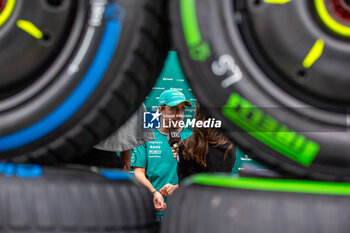 2024-06-06 - Fernando Alonso (ESP) - Aston Martin Aramco F1 Team - Aston Martin AMR24 - Mercedes during Formula 1 Aws Grand Prix du Canada 2024, Montreal, Quebec, Canada, from Jun 6th to 9th - Rounfd 9 of 24 of 2024 F1 World Championship - FORMULA 1 AWS GRAND PRIX DU CANADA 2024 - FORMULA 1 - MOTORS