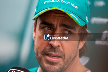 2024-06-06 - Fernando Alonso (ESP) - Aston Martin Aramco F1 Team - Aston Martin AMR24 - Mercedes during Formula 1 Aws Grand Prix du Canada 2024, Montreal, Quebec, Canada, from Jun 6th to 9th - Rounfd 9 of 24 of 2024 F1 World Championship - FORMULA 1 AWS GRAND PRIX DU CANADA 2024 - FORMULA 1 - MOTORS