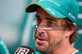 2024-06-06 - Fernando Alonso (ESP) - Aston Martin Aramco F1 Team - Aston Martin AMR24 - Mercedes during Formula 1 Aws Grand Prix du Canada 2024, Montreal, Quebec, Canada, from Jun 6th to 9th - Rounfd 9 of 24 of 2024 F1 World Championship - FORMULA 1 AWS GRAND PRIX DU CANADA 2024 - FORMULA 1 - MOTORS