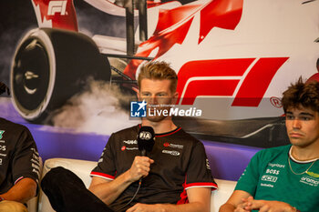 2024-06-06 - Nico Hulkenberg (GER) - MoneyGram Haas F1 Team - Haas VF-24 - Ferrari during driver press conference Formula 1 Aws Grand Prix du Canada 2024, Montreal, Quebec, Canada, from Jun 6th to 9th - Rounfd 9 of 24 of 2024 F1 World Championship - FORMULA 1 AWS GRAND PRIX DU CANADA 2024 - FORMULA 1 - MOTORS