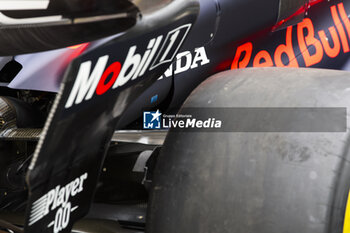 2024-06-07 - Red Bull Racing RB20, mechanical detail side pods and engine cover during the Formula 1 AWS Grand Prix du Canada 2024, 9th round of the 2024 Formula One World Championship from June 07 to 09, 2024 on the Circuit Gilles Villeneuve, in Montréal, Canada - F1 - CANADIAN GRAND PRIX 2024 - FORMULA 1 - MOTORS