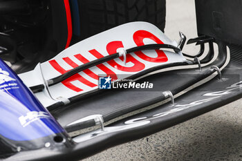 2024-06-07 - Visa Cash App RB F1 Team VCARB 01, mechanical detail front wing during the Formula 1 AWS Grand Prix du Canada 2024, 9th round of the 2024 Formula One World Championship from June 07 to 09, 2024 on the Circuit Gilles Villeneuve, in Montréal, Canada - F1 - CANADIAN GRAND PRIX 2024 - FORMULA 1 - MOTORS