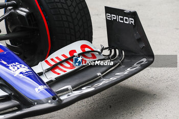 2024-06-07 - Visa Cash App RB F1 Team VCARB 01, mechanical detail front wing during the Formula 1 AWS Grand Prix du Canada 2024, 9th round of the 2024 Formula One World Championship from June 07 to 09, 2024 on the Circuit Gilles Villeneuve, in Montréal, Canada - F1 - CANADIAN GRAND PRIX 2024 - FORMULA 1 - MOTORS