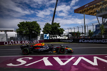 2024-06-07 - 11 PEREZ Sergio (mex), Red Bull Racing RB20, action during the Formula 1 AWS Grand Prix du Canada 2024, 9th round of the 2024 Formula One World Championship from June 07 to 09, 2024 on the Circuit Gilles Villeneuve, in Montréal, Canada - F1 - CANADIAN GRAND PRIX 2024 - FORMULA 1 - MOTORS