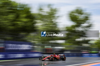 2024-06-07 - 55 SAINZ Carlos (spa), Scuderia Ferrari HP SF-24, action during the Formula 1 AWS Grand Prix du Canada 2024, 9th round of the 2024 Formula One World Championship from June 07 to 09, 2024 on the Circuit Gilles Villeneuve, in Montréal, Canada - F1 - CANADIAN GRAND PRIX 2024 - FORMULA 1 - MOTORS