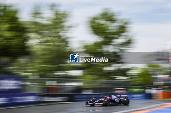 2024-06-07 - 03 RICCIARDO Daniel (aus), Visa Cash App RB F1 Team VCARB 01, action during the Formula 1 AWS Grand Prix du Canada 2024, 9th round of the 2024 Formula One World Championship from June 07 to 09, 2024 on the Circuit Gilles Villeneuve, in Montréal, Canada - F1 - CANADIAN GRAND PRIX 2024 - FORMULA 1 - MOTORS