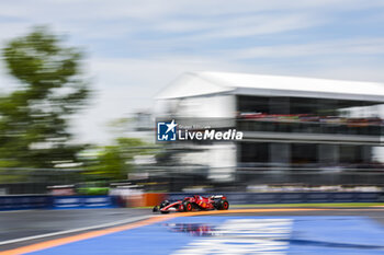 2024-06-07 - 16 LECLERC Charles (mco), Scuderia Ferrari HP SF-24, action during the Formula 1 AWS Grand Prix du Canada 2024, 9th round of the 2024 Formula One World Championship from June 07 to 09, 2024 on the Circuit Gilles Villeneuve, in Montréal, Canada - F1 - CANADIAN GRAND PRIX 2024 - FORMULA 1 - MOTORS