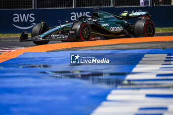 2024-06-07 - 18 STROLL Lance (can), Aston Martin F1 Team AMR24, action during the Formula 1 AWS Grand Prix du Canada 2024, 9th round of the 2024 Formula One World Championship from June 07 to 09, 2024 on the Circuit Gilles Villeneuve, in Montréal, Canada - F1 - CANADIAN GRAND PRIX 2024 - FORMULA 1 - MOTORS