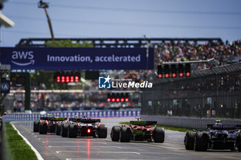 2024-06-07 - 55 SAINZ Carlos (spa), Scuderia Ferrari HP SF-24, action during the Formula 1 AWS Grand Prix du Canada 2024, 9th round of the 2024 Formula One World Championship from June 07 to 09, 2024 on the Circuit Gilles Villeneuve, in Montréal, Canada - F1 - CANADIAN GRAND PRIX 2024 - FORMULA 1 - MOTORS