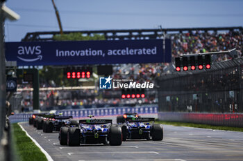 2024-06-07 - 22 TSUNODA Yuki (jap), Visa Cash App RB F1 Team VCARB 01, action during the Formula 1 AWS Grand Prix du Canada 2024, 9th round of the 2024 Formula One World Championship from June 07 to 09, 2024 on the Circuit Gilles Villeneuve, in Montréal, Canada - F1 - CANADIAN GRAND PRIX 2024 - FORMULA 1 - MOTORS