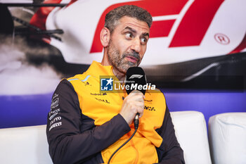 2024-06-07 - STELLA Andrea (ita), Team Principal of McLaren F1 Team, portrait during the Formula 1 AWS Grand Prix du Canada 2024, 9th round of the 2024 Formula One World Championship from June 07 to 09, 2024 on the Circuit Gilles Villeneuve, in Montréal, Canada - F1 - CANADIAN GRAND PRIX 2024 - FORMULA 1 - MOTORS