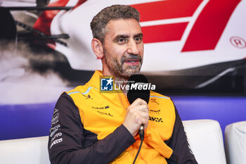 2024-06-07 - STELLA Andrea (ita), Team Principal of McLaren F1 Team, portrait during the Formula 1 AWS Grand Prix du Canada 2024, 9th round of the 2024 Formula One World Championship from June 07 to 09, 2024 on the Circuit Gilles Villeneuve, in Montréal, Canada - F1 - CANADIAN GRAND PRIX 2024 - FORMULA 1 - MOTORS