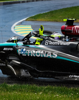 2024-06-07 - 44 HAMILTON Lewis (gbr), Mercedes AMG F1 Team W15, action during the Formula 1 AWS Grand Prix du Canada 2024, 9th round of the 2024 Formula One World Championship from June 07 to 09, 2024 on the Circuit Gilles Villeneuve, in Montréal, Canada - F1 - CANADIAN GRAND PRIX 2024 - FORMULA 1 - MOTORS