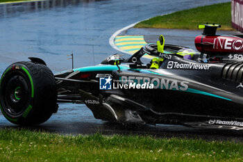 2024-06-07 - 44 HAMILTON Lewis (gbr), Mercedes AMG F1 Team W15, action during the Formula 1 AWS Grand Prix du Canada 2024, 9th round of the 2024 Formula One World Championship from June 07 to 09, 2024 on the Circuit Gilles Villeneuve, in Montréal, Canada - F1 - CANADIAN GRAND PRIX 2024 - FORMULA 1 - MOTORS