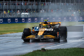 2024-06-07 - 04 NORRIS Lando (gbr), McLaren F1 Team MCL38, action during the Formula 1 AWS Grand Prix du Canada 2024, 9th round of the 2024 Formula One World Championship from June 07 to 09, 2024 on the Circuit Gilles Villeneuve, in Montréal, Canada - F1 - CANADIAN GRAND PRIX 2024 - FORMULA 1 - MOTORS