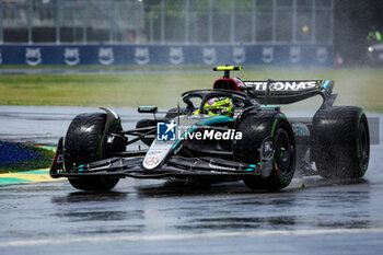 2024-06-07 - 44 HAMILTON Lewis (gbr), Mercedes AMG F1 Team W15, action during the Formula 1 AWS Grand Prix du Canada 2024, 9th round of the 2024 Formula One World Championship from June 07 to 09, 2024 on the Circuit Gilles Villeneuve, in Montréal, Canada - F1 - CANADIAN GRAND PRIX 2024 - FORMULA 1 - MOTORS