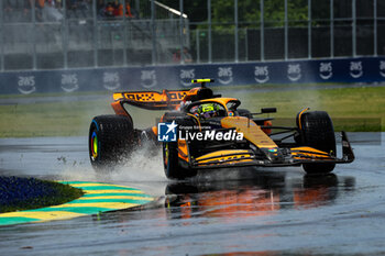 2024-06-07 - 04 NORRIS Lando (gbr), McLaren F1 Team MCL38, action during the Formula 1 AWS Grand Prix du Canada 2024, 9th round of the 2024 Formula One World Championship from June 07 to 09, 2024 on the Circuit Gilles Villeneuve, in Montréal, Canada - F1 - CANADIAN GRAND PRIX 2024 - FORMULA 1 - MOTORS