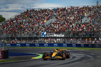 2024-06-07 - 04 NORRIS Lando (gbr), McLaren F1 Team MCL38, action during the Formula 1 AWS Grand Prix du Canada 2024, 9th round of the 2024 Formula One World Championship from June 07 to 09, 2024 on the Circuit Gilles Villeneuve, in Montréal, Canada - F1 - CANADIAN GRAND PRIX 2024 - FORMULA 1 - MOTORS