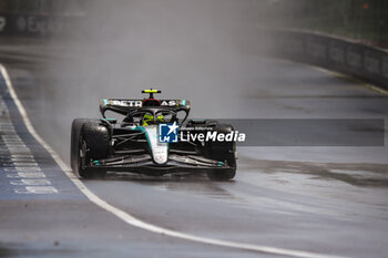 2024-06-07 - 44 HAMILTON Lewis (gbr), Mercedes AMG F1 Team W15, action during the Formula 1 AWS Grand Prix du Canada 2024, 9th round of the 2024 Formula One World Championship from June 07 to 09, 2024 on the Circuit Gilles Villeneuve, in Montréal, Canada - F1 - CANADIAN GRAND PRIX 2024 - FORMULA 1 - MOTORS