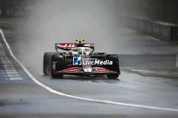 2024-06-07 - 27 HULKENBERG Nico (ger), Haas F1 Team VF-24 Ferrari, action during the Formula 1 AWS Grand Prix du Canada 2024, 9th round of the 2024 Formula One World Championship from June 07 to 09, 2024 on the Circuit Gilles Villeneuve, in Montréal, Canada - F1 - CANADIAN GRAND PRIX 2024 - FORMULA 1 - MOTORS