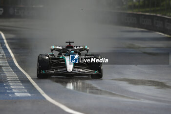 2024-06-07 - 63 RUSSELL George (gbr), Mercedes AMG F1 Team W15, action during the Formula 1 AWS Grand Prix du Canada 2024, 9th round of the 2024 Formula One World Championship from June 07 to 09, 2024 on the Circuit Gilles Villeneuve, in Montréal, Canada - F1 - CANADIAN GRAND PRIX 2024 - FORMULA 1 - MOTORS