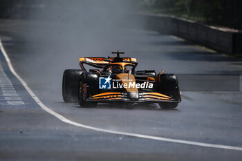 2024-06-07 - 81 PIASTRI Oscar (aus), McLaren F1 Team MCL38, action during the Formula 1 AWS Grand Prix du Canada 2024, 9th round of the 2024 Formula One World Championship from June 07 to 09, 2024 on the Circuit Gilles Villeneuve, in Montréal, Canada - F1 - CANADIAN GRAND PRIX 2024 - FORMULA 1 - MOTORS