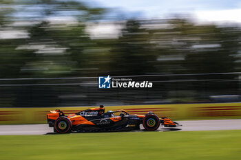 2024-06-07 - 81 PIASTRI Oscar (aus), McLaren F1 Team MCL38, action during the Formula 1 AWS Grand Prix du Canada 2024, 9th round of the 2024 Formula One World Championship from June 07 to 09, 2024 on the Circuit Gilles Villeneuve, in Montréal, Canada - F1 - CANADIAN GRAND PRIX 2024 - FORMULA 1 - MOTORS