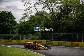 2024-06-07 - 81 PIASTRI Oscar (aus), McLaren F1 Team MCL38, action during the Formula 1 AWS Grand Prix du Canada 2024, 9th round of the 2024 Formula One World Championship from June 07 to 09, 2024 on the Circuit Gilles Villeneuve, in Montréal, Canada - F1 - CANADIAN GRAND PRIX 2024 - FORMULA 1 - MOTORS