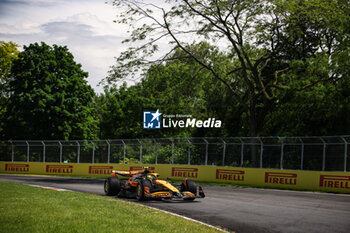 2024-06-07 - 04 NORRIS Lando (gbr), McLaren F1 Team MCL38, action during the Formula 1 AWS Grand Prix du Canada 2024, 9th round of the 2024 Formula One World Championship from June 07 to 09, 2024 on the Circuit Gilles Villeneuve, in Montréal, Canada - F1 - CANADIAN GRAND PRIX 2024 - FORMULA 1 - MOTORS