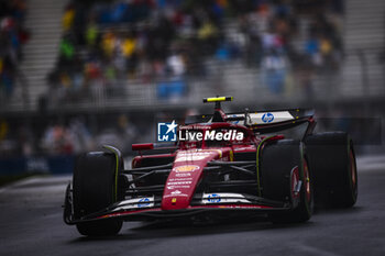 2024-06-07 - 55 SAINZ Carlos (spa), Scuderia Ferrari SF-24, action during the Formula 1 AWS Grand Prix du Canada 2024, 9th round of the 2024 Formula One World Championship from June 07 to 09, 2024 on the Circuit Gilles Villeneuve, in Montréal, Canada - F1 - CANADIAN GRAND PRIX 2024 - FORMULA 1 - MOTORS