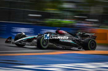 2024-06-07 - 63 RUSSELL George (gbr), Mercedes AMG F1 Team W15, action during the Formula 1 AWS Grand Prix du Canada 2024, 9th round of the 2024 Formula One World Championship from June 07 to 09, 2024 on the Circuit Gilles Villeneuve, in Montréal, Canada - F1 - CANADIAN GRAND PRIX 2024 - FORMULA 1 - MOTORS