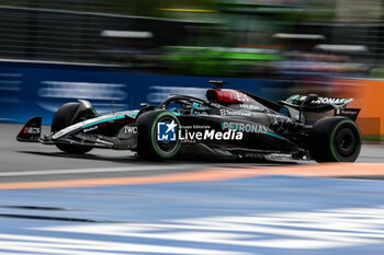 2024-06-07 - 63 RUSSELL George (gbr), Mercedes AMG F1 Team W15, action during the Formula 1 AWS Grand Prix du Canada 2024, 9th round of the 2024 Formula One World Championship from June 07 to 09, 2024 on the Circuit Gilles Villeneuve, in Montréal, Canada - F1 - CANADIAN GRAND PRIX 2024 - FORMULA 1 - MOTORS