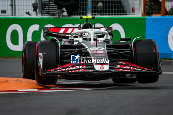 2024-06-07 - 27 HULKENBERG Nico (ger), Haas F1 Team VF-24 Ferrari, action during the Formula 1 AWS Grand Prix du Canada 2024, 9th round of the 2024 Formula One World Championship from June 07 to 09, 2024 on the Circuit Gilles Villeneuve, in Montréal, Canada - F1 - CANADIAN GRAND PRIX 2024 - FORMULA 1 - MOTORS