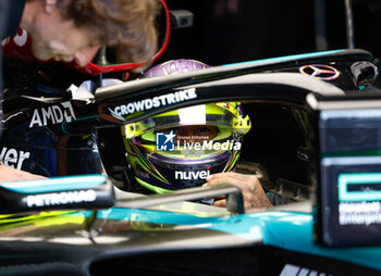 2024-06-07 - HAMILTON Lewis (gbr), Mercedes AMG F1 Team W15, portrait during the Formula 1 AWS Grand Prix du Canada 2024, 9th round of the 2024 Formula One World Championship from June 07 to 09, 2024 on the Circuit Gilles Villeneuve, in Montréal, Canada - F1 - CANADIAN GRAND PRIX 2024 - FORMULA 1 - MOTORS