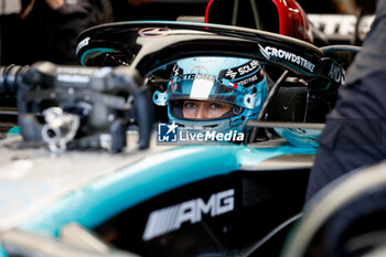 2024-06-07 - RUSSELL George (gbr), Mercedes AMG F1 Team W15, portrait during the Formula 1 AWS Grand Prix du Canada 2024, 9th round of the 2024 Formula One World Championship from June 07 to 09, 2024 on the Circuit Gilles Villeneuve, in Montréal, Canada - F1 - CANADIAN GRAND PRIX 2024 - FORMULA 1 - MOTORS