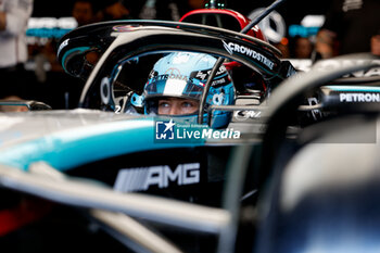 2024-06-07 - RUSSELL George (gbr), Mercedes AMG F1 Team W15, portrait during the Formula 1 AWS Grand Prix du Canada 2024, 9th round of the 2024 Formula One World Championship from June 07 to 09, 2024 on the Circuit Gilles Villeneuve, in Montréal, Canada - F1 - CANADIAN GRAND PRIX 2024 - FORMULA 1 - MOTORS