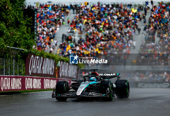 2024-06-07 - 63 RUSSELL George (gbr), Mercedes AMG F1 Team W15, action during the Formula 1 AWS Grand Prix du Canada 2024, 9th round of the 2024 Formula One World Championship from June 07 to 09, 2024 on the Circuit Gilles Villeneuve, in Montréal, Canada - F1 - CANADIAN GRAND PRIX 2024 - FORMULA 1 - MOTORS