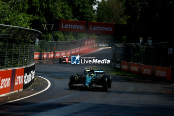 2024-06-07 - 14 ALONSO Fernando (spa), Aston Martin F1 Team AMR24, action during the Formula 1 AWS Grand Prix du Canada 2024, 9th round of the 2024 Formula One World Championship from June 07 to 09, 2024 on the Circuit Gilles Villeneuve, in Montréal, Canada - F1 - CANADIAN GRAND PRIX 2024 - FORMULA 1 - MOTORS