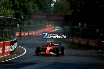 2024-06-07 - 55 SAINZ Carlos (spa), Scuderia Ferrari SF-24, action during the Formula 1 AWS Grand Prix du Canada 2024, 9th round of the 2024 Formula One World Championship from June 07 to 09, 2024 on the Circuit Gilles Villeneuve, in Montréal, Canada - F1 - CANADIAN GRAND PRIX 2024 - FORMULA 1 - MOTORS