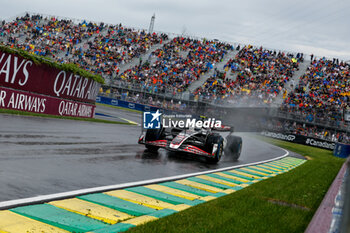 2024-06-07 - 27 HULKENBERG Nico (ger), Haas F1 Team VF-24 Ferrari, action during the Formula 1 AWS Grand Prix du Canada 2024, 9th round of the 2024 Formula One World Championship from June 07 to 09, 2024 on the Circuit Gilles Villeneuve, in Montréal, Canada - F1 - CANADIAN GRAND PRIX 2024 - FORMULA 1 - MOTORS