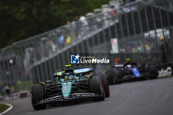 2024-06-07 - 14 ALONSO Fernando (spa), Aston Martin F1 Team AMR24, action during the Formula 1 AWS Grand Prix du Canada 2024, 9th round of the 2024 Formula One World Championship from June 07 to 09, 2024 on the Circuit Gilles Villeneuve, in Montréal, Canada - F1 - CANADIAN GRAND PRIX 2024 - FORMULA 1 - MOTORS