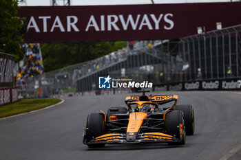 2024-06-07 - 81 PIASTRI Oscar (aus), McLaren F1 Team MCL38, action during the Formula 1 AWS Grand Prix du Canada 2024, 9th round of the 2024 Formula One World Championship from June 07 to 09, 2024 on the Circuit Gilles Villeneuve, in Montréal, Canada - F1 - CANADIAN GRAND PRIX 2024 - FORMULA 1 - MOTORS